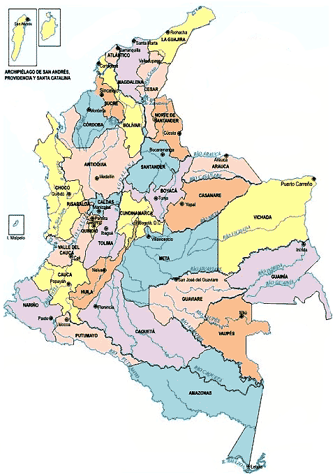 Mapa de Colombia